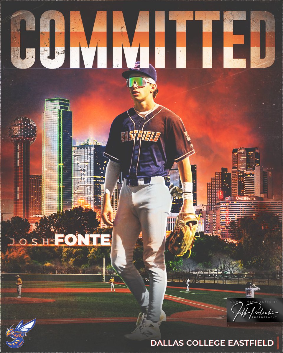 josh_fonte's tweet photo. I am honored and blessed to commit to Dallas College Eastfield! I am excited for the opportunity to continue playing baseball at the next level. I would like to thank my coaches, family, and friends who helped me get here. I can’t wait to see what comes in the upcoming years! 
@jucoroute 
@EastfieldBSB 
@29Barfieldknows
@DunnRightAth
@Childresskolton
@CurtisHosek
@Springsbsb