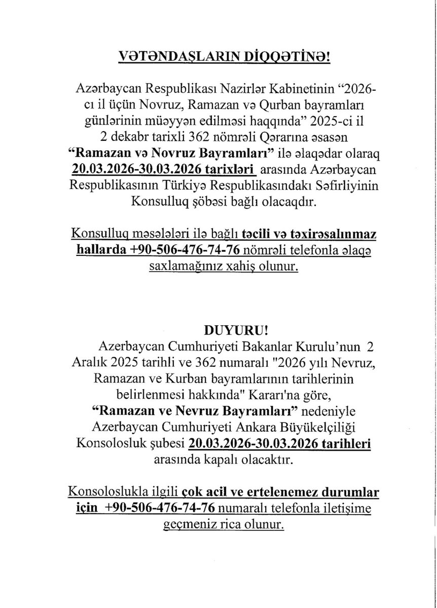 Azerbaycan Büyükelçiliği Türkiye tweet media