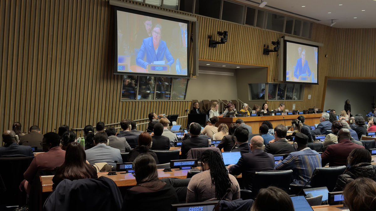 #Suecia en la #CSW70: Volver a Beijing cuando no hay acuerdos. Advierte sobre retrocesos de décadas, critica intentos de debilitar el proceso y lamenta reabrir debates superados como “género” en un texto que ya es un compromiso limitado.