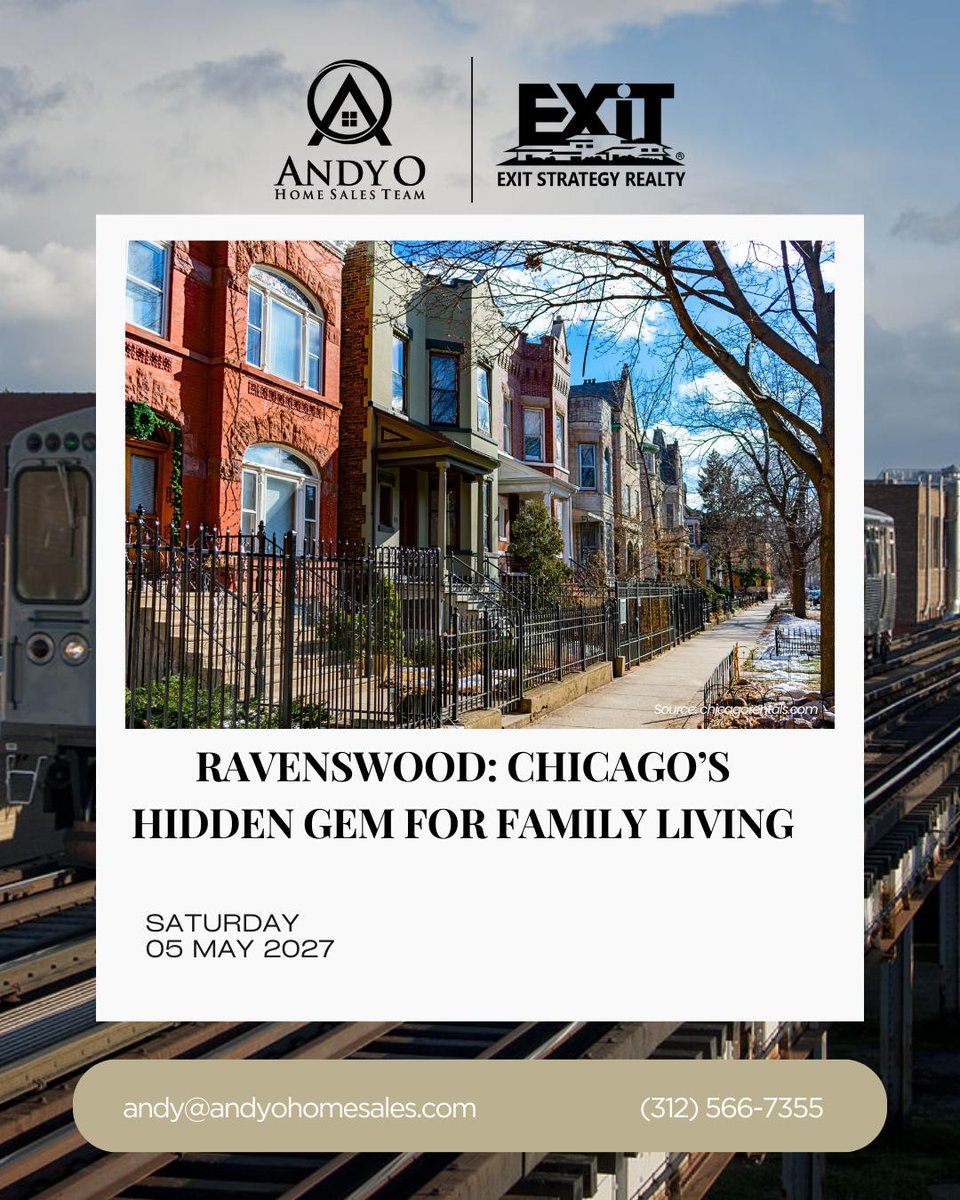 AndyOHomeSales's tweet image. Looking for a family-friendly neighborhood in Chicago? Ravenswood is calling!

Ravenswood offers tree-lined streets, strong schools, and convenient transit access. It continues to see steady demand in Chicago’s housing market. ⁣
⁣
#Ravenswood #FamilyLiving #ChicagoHomes