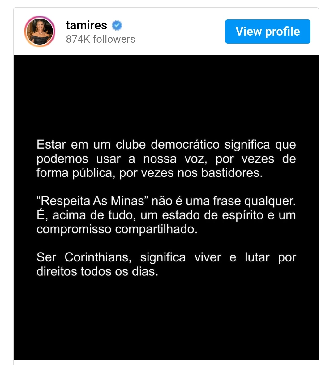 Quero lembrar q quem puxou e barrou a permanência do Cuca no Corinthians foram AS BRABAS com apoio  das TORCEDORAS do Corinthians 

Depois da manifestação algumas TO.s Se manifestaram 
ALGUMAS!

E até hj tem homem que critica a ação 

Esse tweet e pra lembrar q é nós por nós