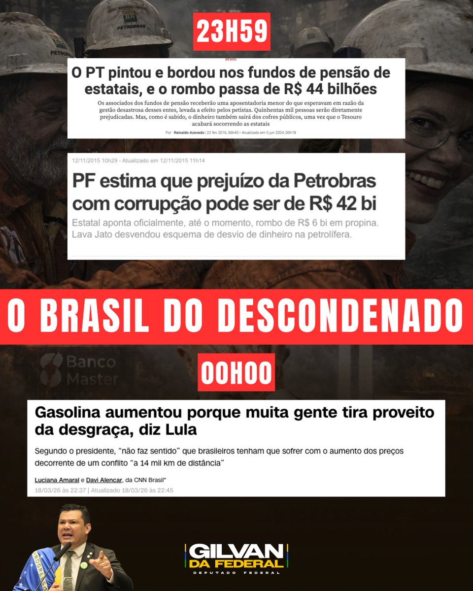 Gilvan Da Federal tweet media