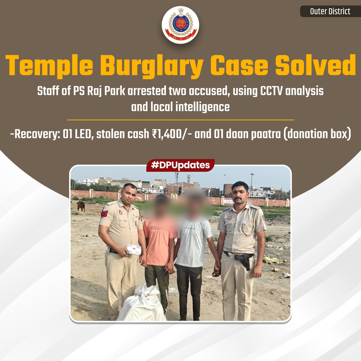 DCP OUTER DELHI tweet media