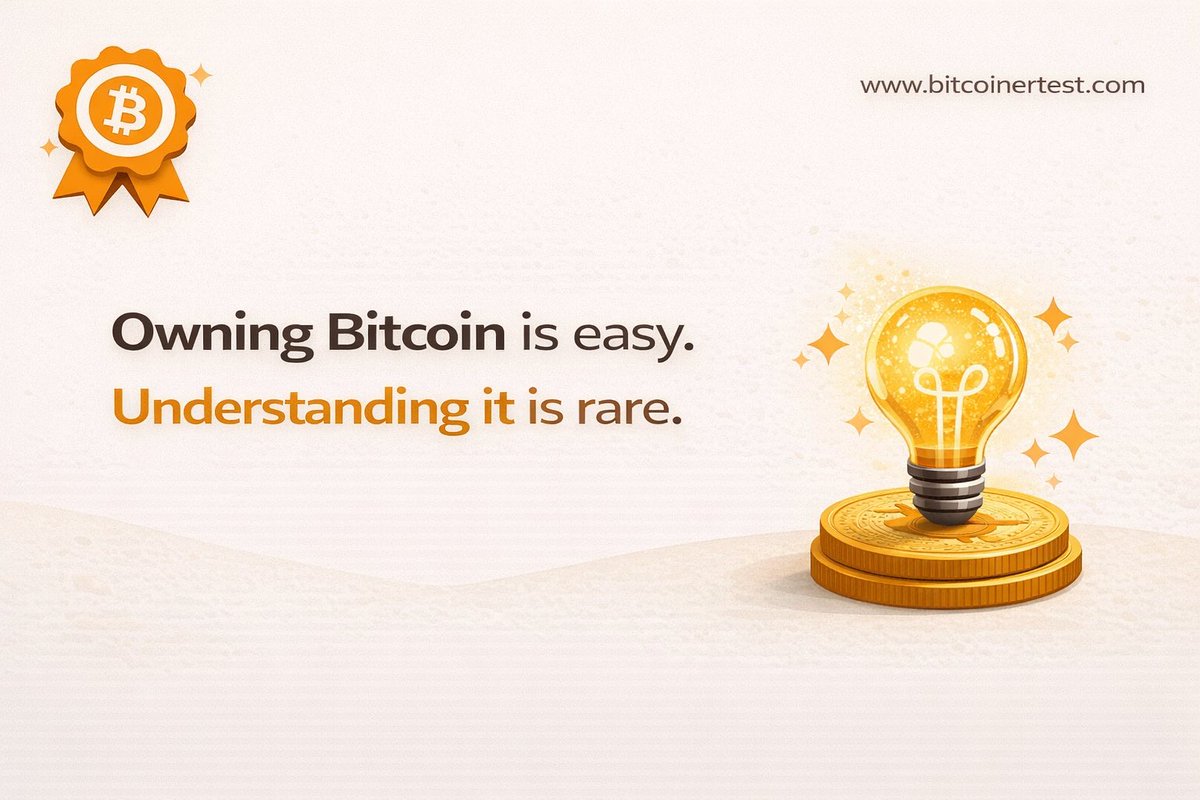 The Bitcoiner Test tweet media