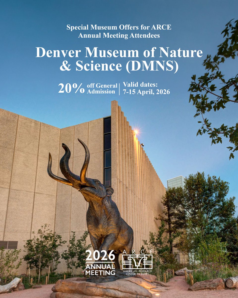 American Research Center in Egypt tweet media