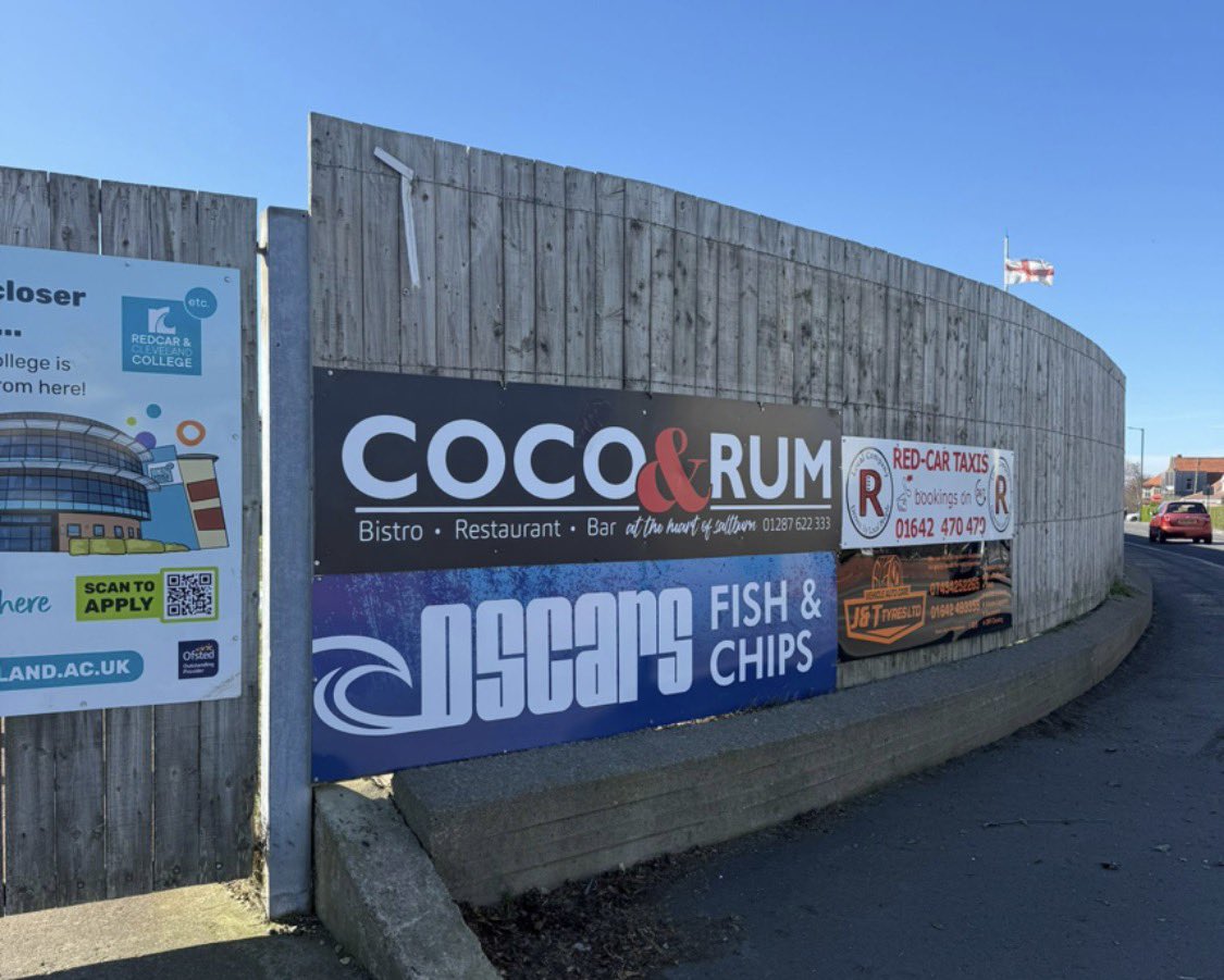 SALTBURN CC currently has capacity for 2 new sponsor boards in the prime Position facing onto Marske Road and Marske Mill Lane.

If you are interested in advertising and becoming one of our valuable sponsors please contact us 
Sponsorship@saltburncricketclub.co.uk