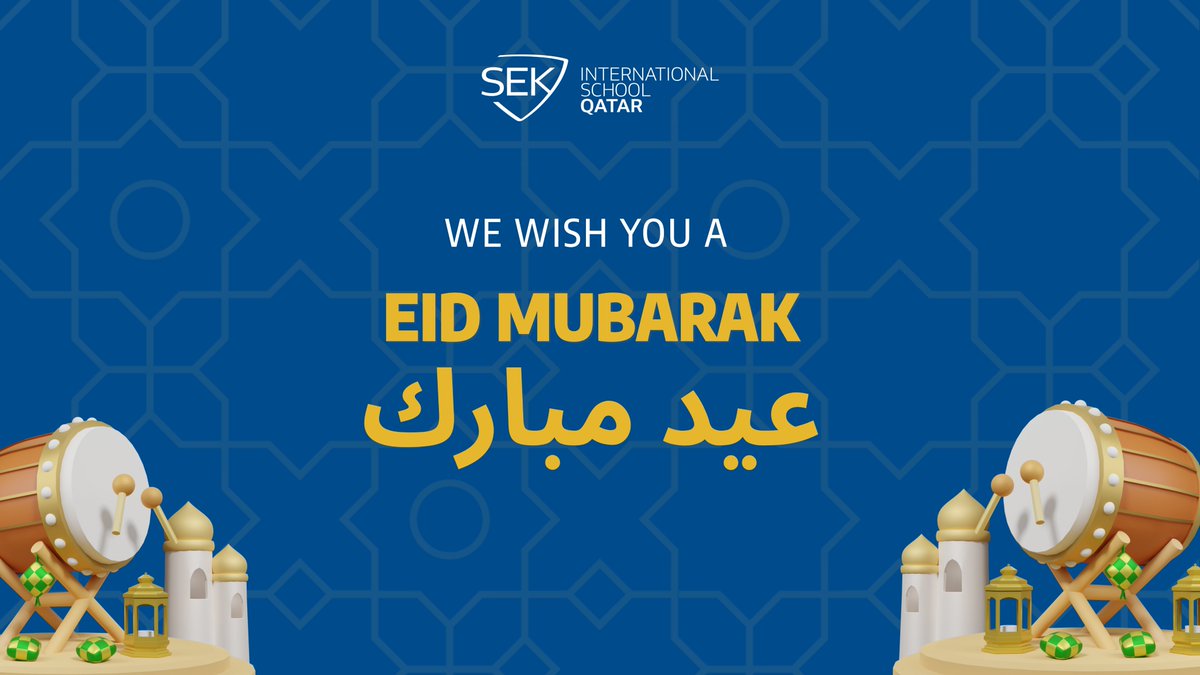 sekqatar's tweet photo. Eid Mubarak from @sekqatar 🌙

A time to reflect, reconnect, and celebrate the values that unite us—kindness, compassion, and understanding. May this Eid bring peace, joy, and togetherness to our entire community.

#EidMubarak #SEKQatar #IBWorldSchool https://t.co/GeyB72hXF5