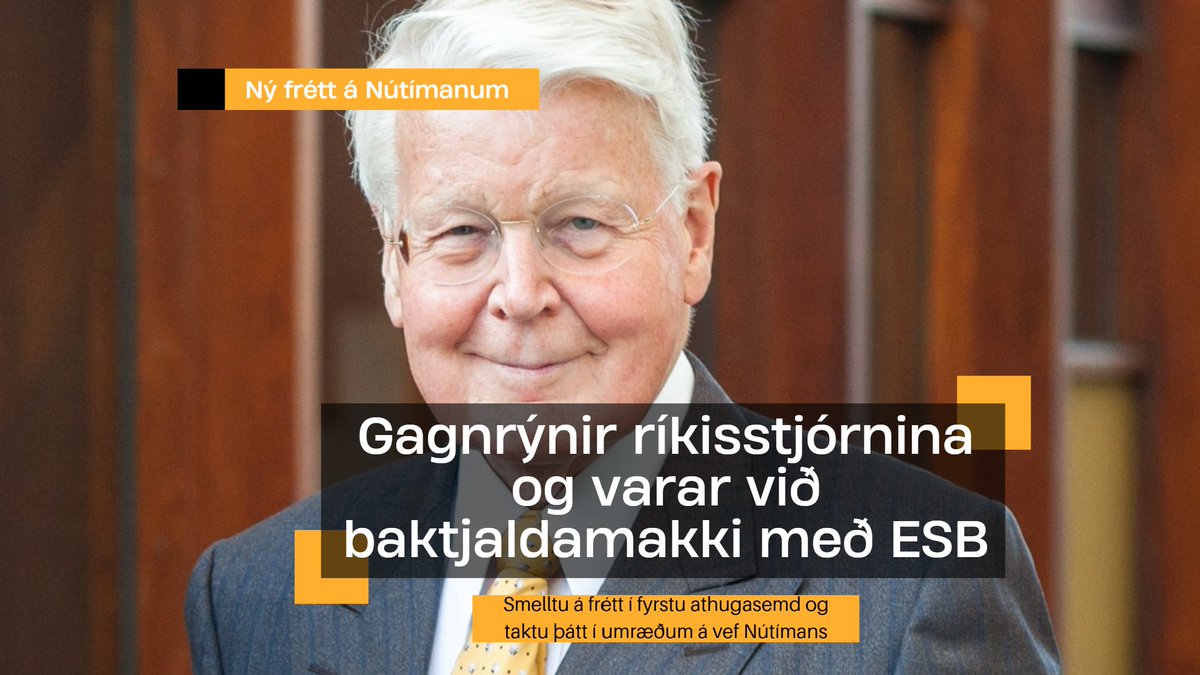 Nútíminn tweet media