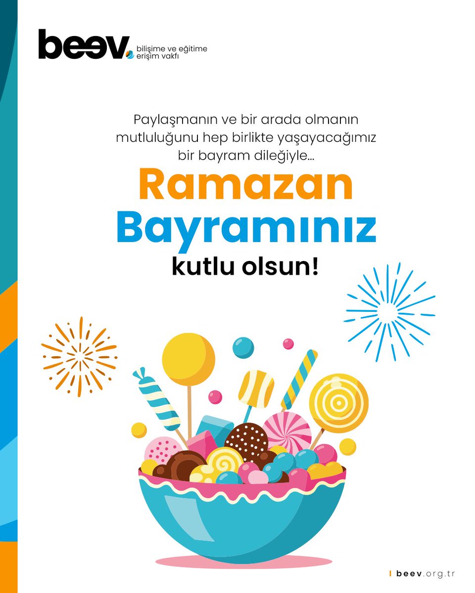 Paylaşmanın ve bir arada olmanın en güzel haliyle yaşandığı Ramazan Bayramının; kalplerimizi yakınlaştırmasını ve umutlarımızı tazelemesini diliyoruz.

Sevdiklerinizle birlikte sağlık, huzur ve mutluluk dolu bir bayram geçirmeniz dileğiyle…

Ramazan Bayramınız kutlu olsun.
#BEEV