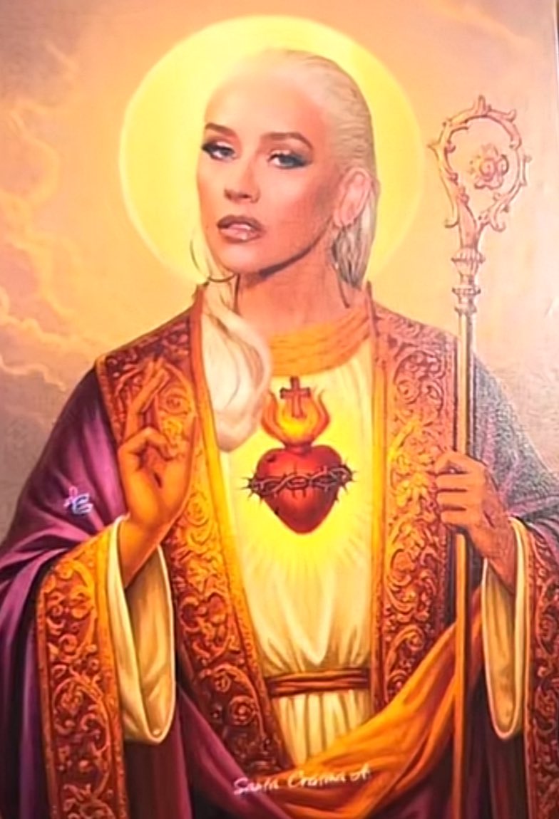 Hoy le recé a Santa Cristina Aguilera para nada más venir a trabajar una hora