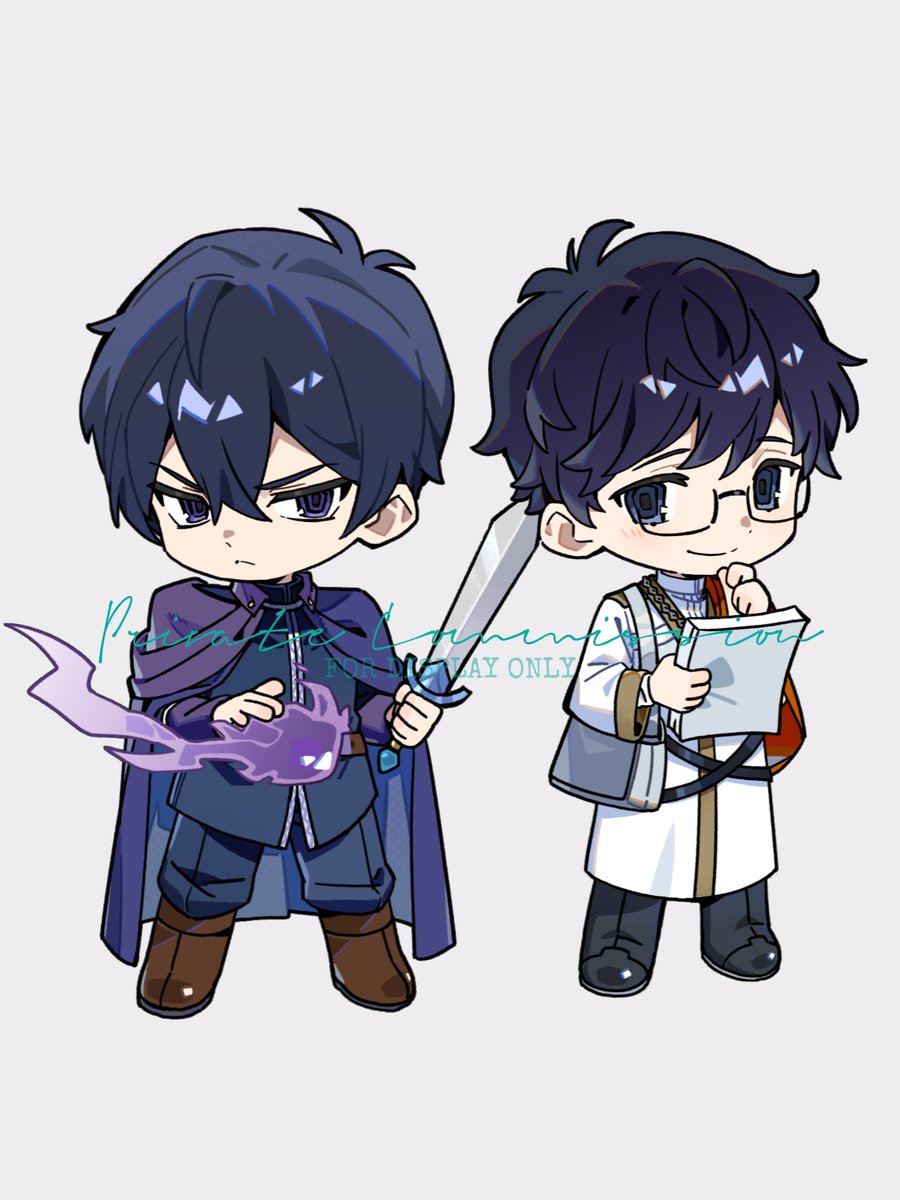 you &amp; me #アレ誠 #異世界の沙汰は社畜次第 #いせしゃち
commission