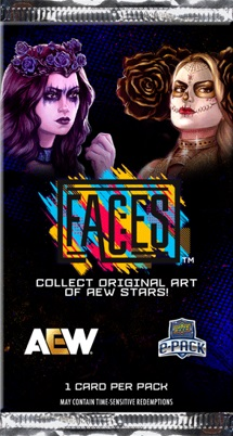 wrestlingcards's tweet image. 2026 @UpperDeckSports AEW Faces trading card packs go on sale in the Upper Deck E-pack store on 3/19/26. #AEW #UpperDeck #Faces #WrestlingCards #WrestlingTradingCards