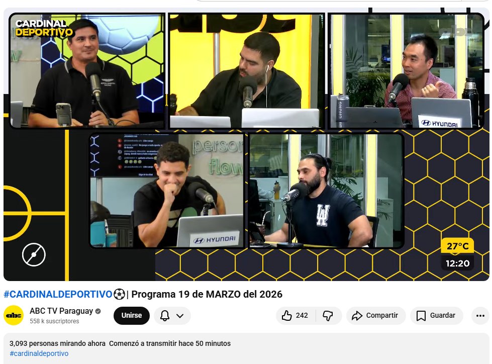 Streaming Paraguay tweet media