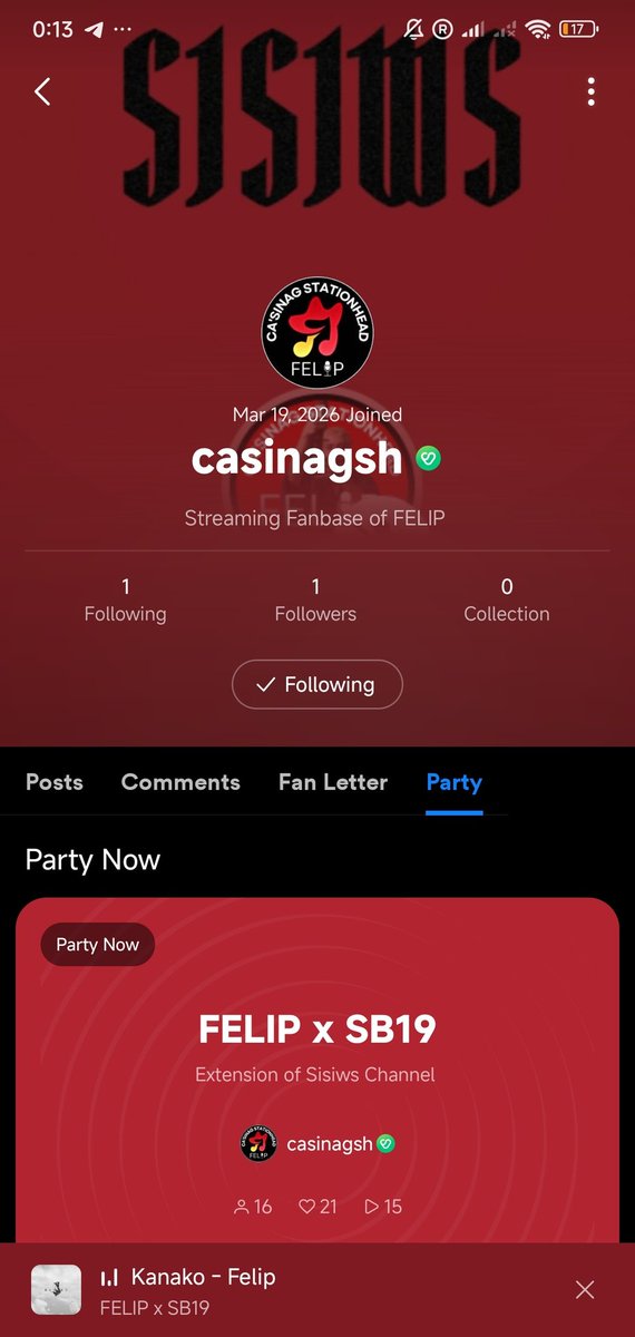 casinagsh's tweet image. Hello, #FLEET, especially Sisiws!

We are extending our FELIP party (with SB19's songs as fillers) here on WEVERSE.

listening-party.weverse.io/sb19/wlp/4-223…

WEVERSE IN OUR ZONE
@felipsuperior #FELIP #SB19_KEN
@SB19Official #SB19
#WeverseWithSB19.