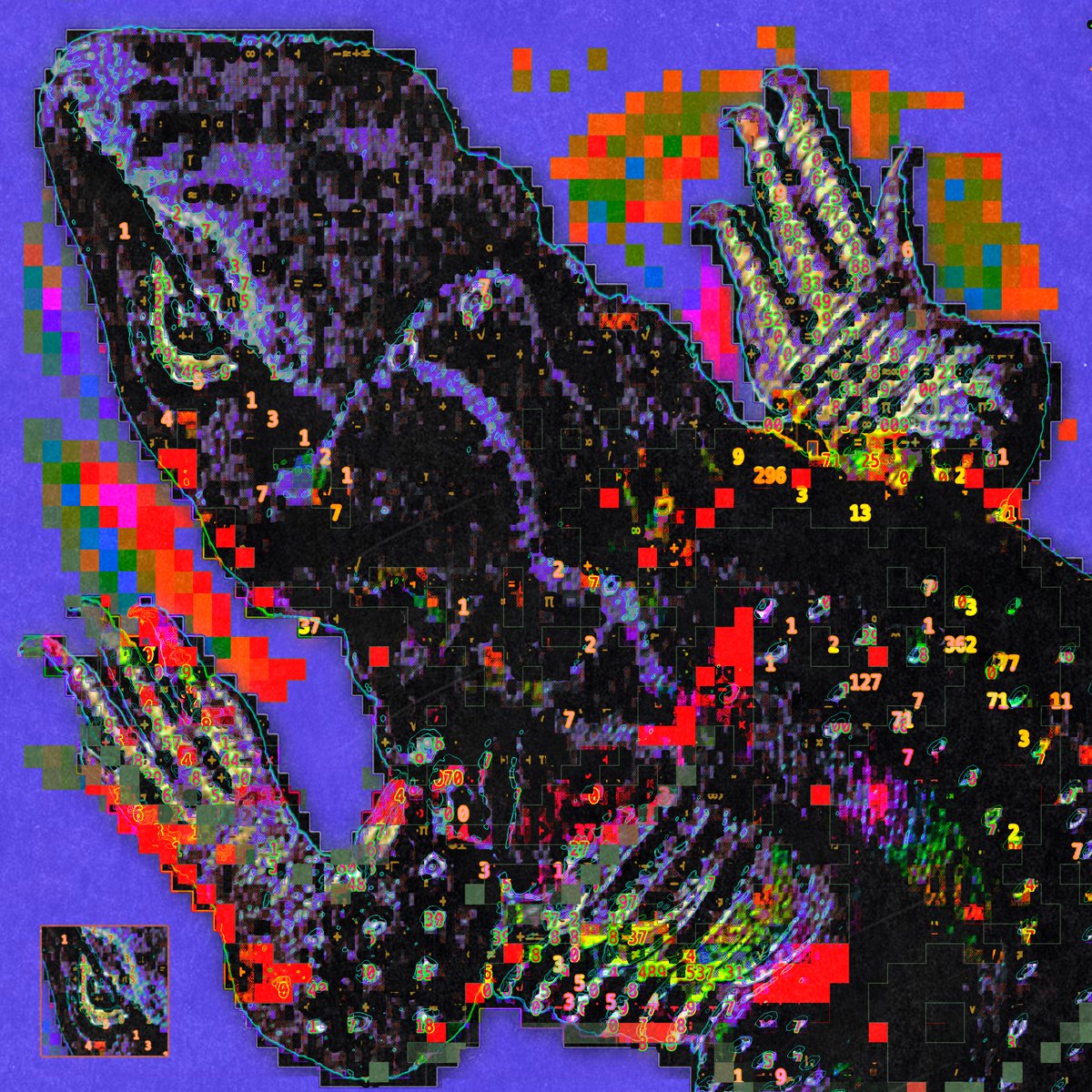 ascii lizard.