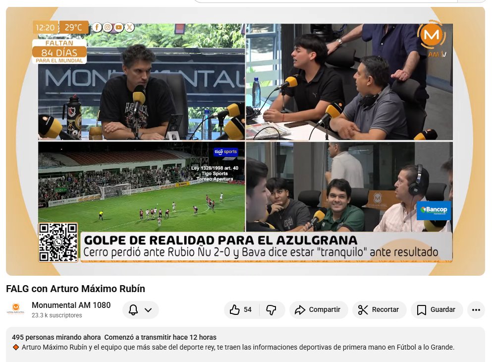 Streaming Paraguay tweet media