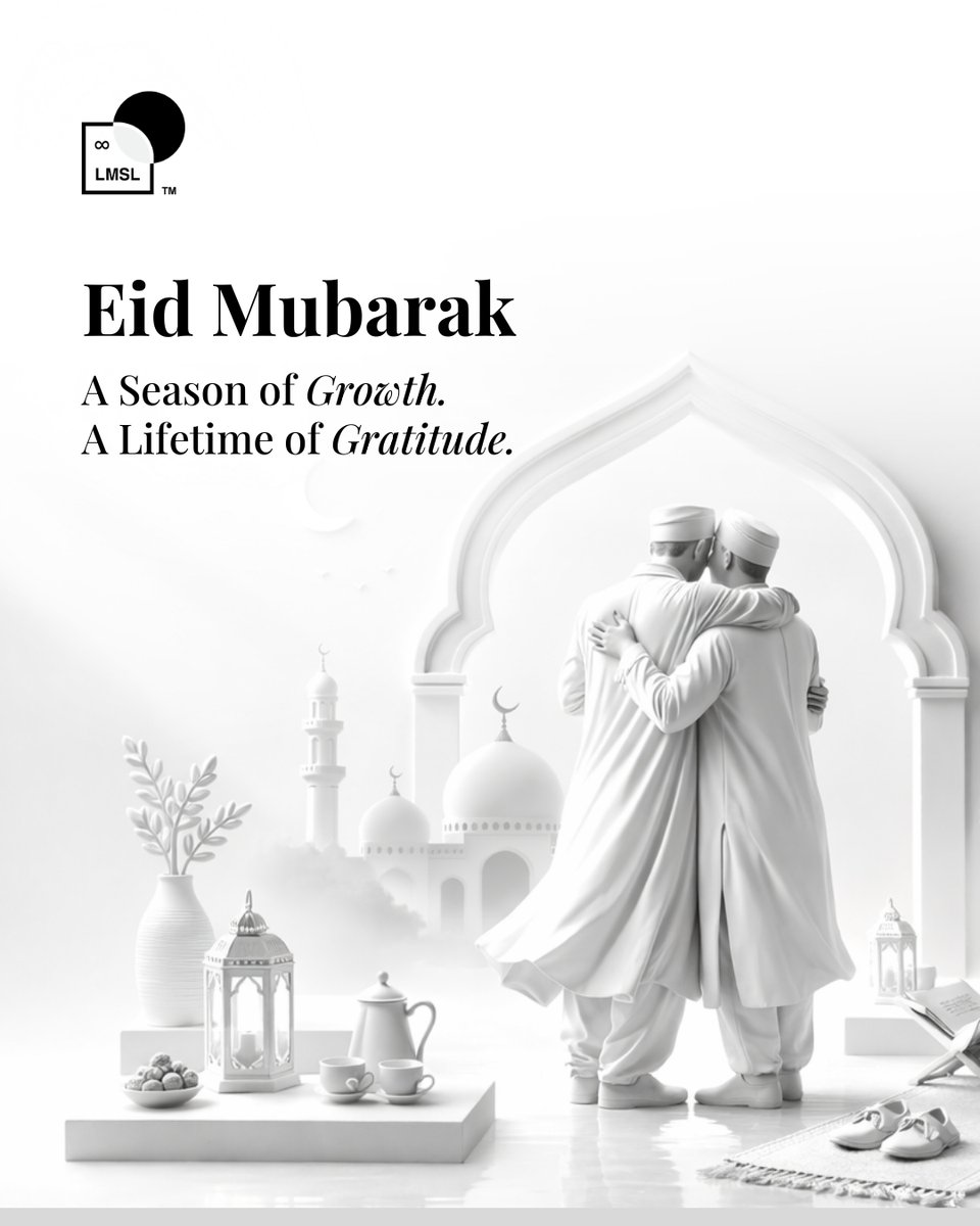 HaScienceLabs's tweet photo. Celebrating reflection, gratitude, and new beginnings. 🌙✨

This Eid, we honor the growth we’ve achieved together and the community that makes it possible.

May your day be filled with peace, joy, and light.
#LMSL #LifeManagementScienceLabs #HappinessScienceLabs #Happiness #Eid https://t.co/nIbF6nuZEQ