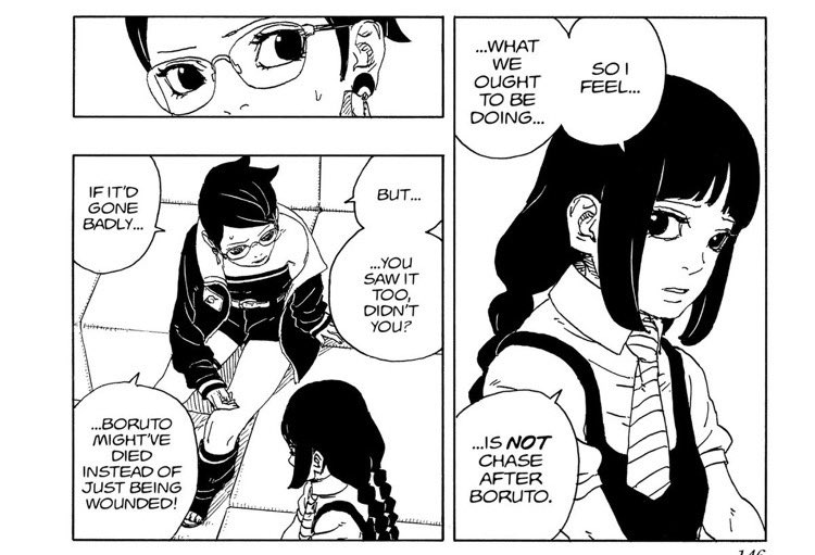 Lunaneko14's tweet photo. I like how Sumire is actively trying to call out Saradas inherited toxicity that caused every mistake in Sakura’s life.
Just like Sakura, Sarada thinks she knows best just because she loves Boruto and Sumire is trying to tell her how selfish and detrimental that is. https://t.co/K0bzFWZSHR