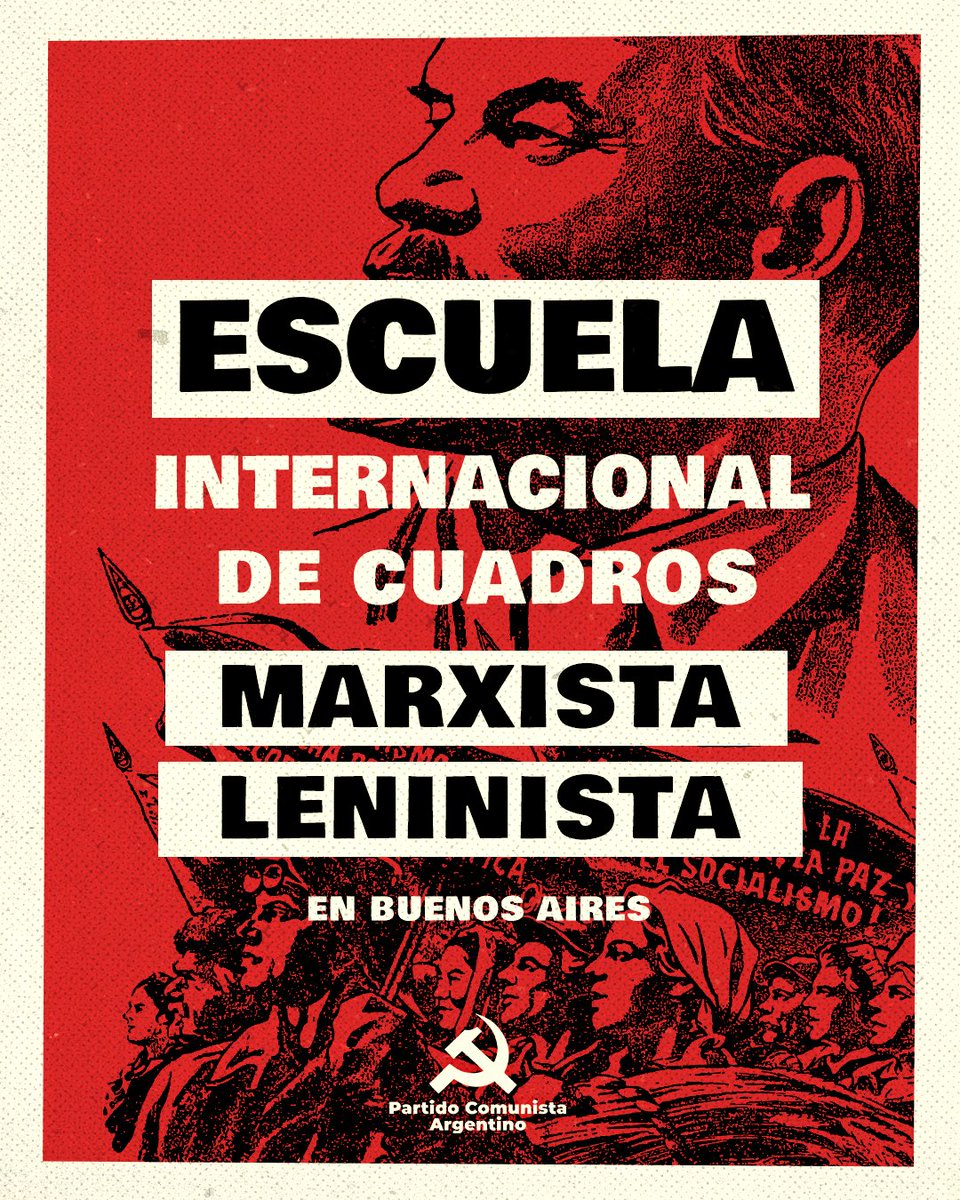ESCUELA INTERNACIONAL | I Escuela Internacional de Cuadros Marxista-Leninista

"Entre el 1 y el 8 de marzo transcurrió la I Escuela Internacional de Cuadros Marxista-Leninista, organizada por el Comité Central del Partido Comunista Argentino..."

orientacioncomunista.com.ar/i-escuela-inte…