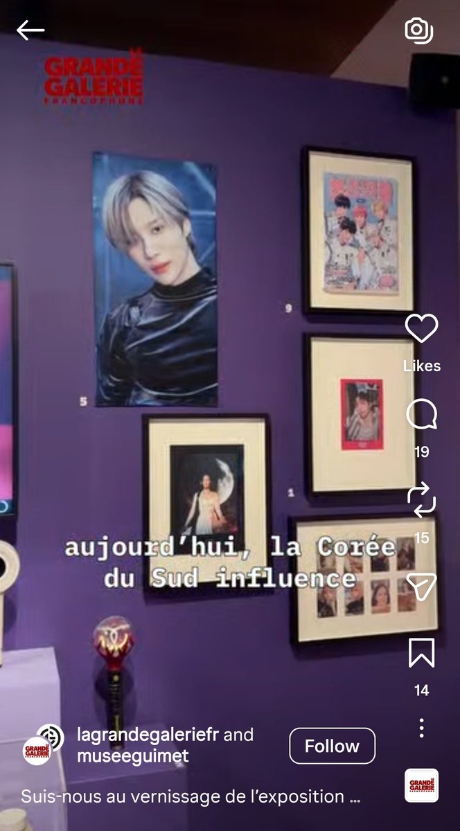 So i just saw an add on insta, there's a temporary exhibition at the <a href="/MuseeGuimet/">Musée Guimet</a> in Paris,  "K-Beauty. Korean Beauty, Story of a Phenomenon," and guess who's there ... LEE FRANCESCO TAEMIN