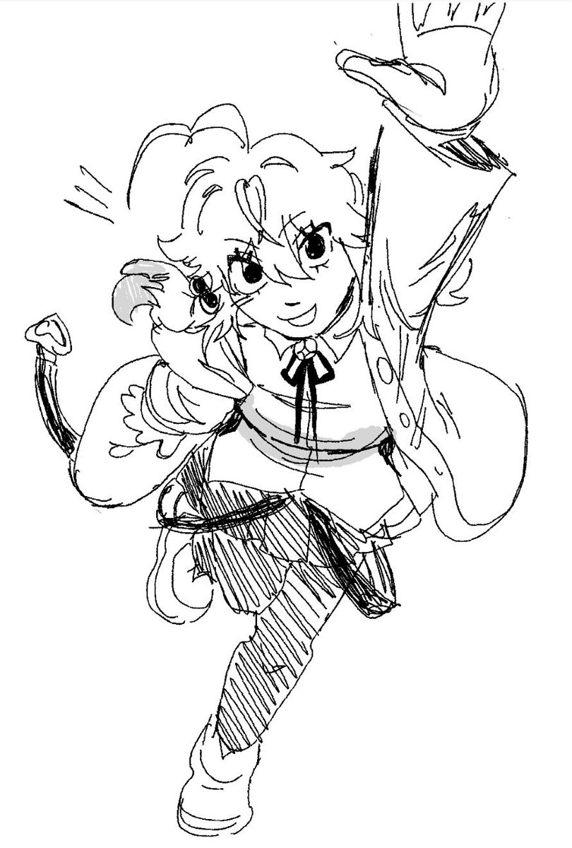 trying to force myself to foreshorten… I’m not very good orz