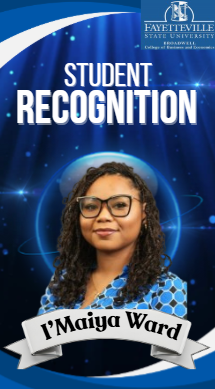 BcbeFsu's tweet photo. Congrats to I'Maiya Ward a BCBE student on securing an Accounting Technician role with Fayetteville Public Works Commission 👏

#FSUBCBE #StudentSuccess #CareerReady https://t.co/vM4Ercxzv9