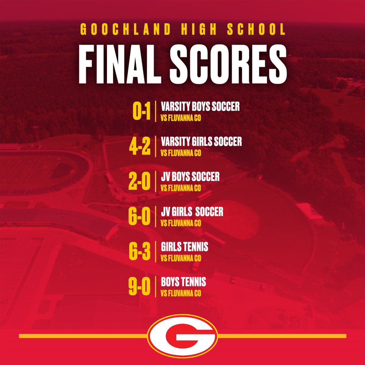Goochland Athletics tweet media