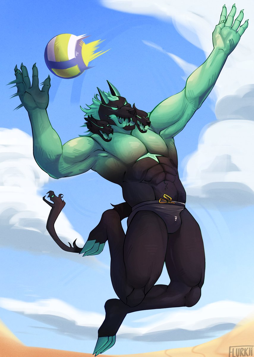 Cerberus is fucking volleyballing