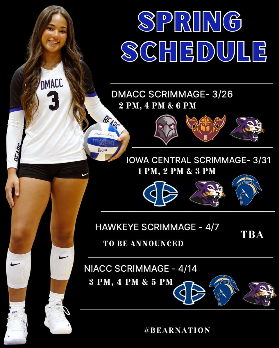 DMACC Volleyball tweet media