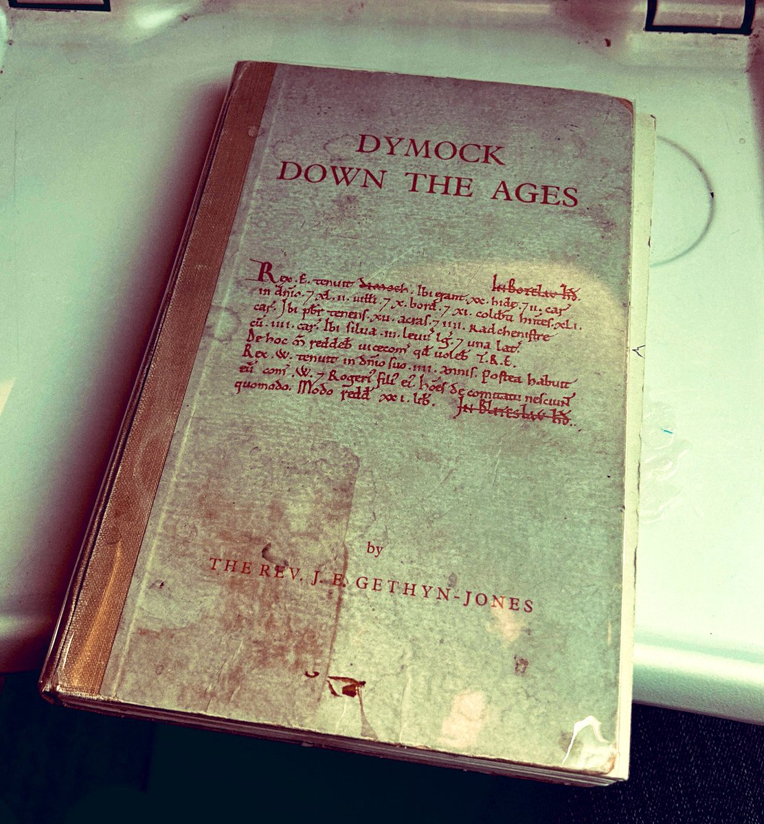 TimpsonArchive's tweet photo. I love it when you go to meet someone about family tree stuff and they give you a book about the place Alex Timpson’s family originate from! Mind Peter if that’s his real name was a bit of a mystery…. And weird even by my standards 🫣 https://t.co/rViFjNuuxJ