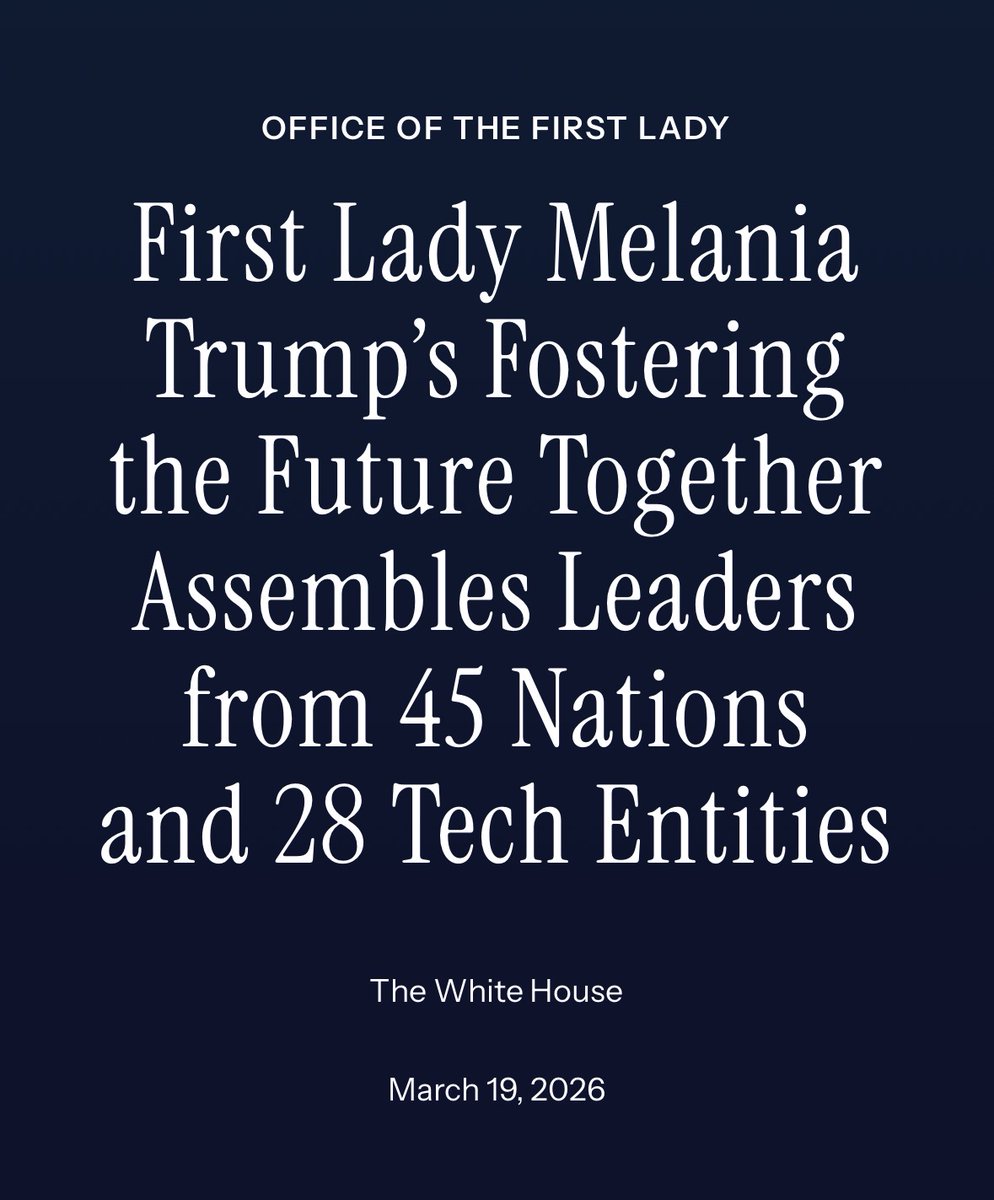 MELANIA TRUMP tweet media