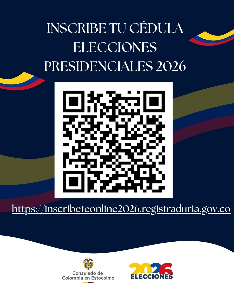 Embajada de Colombia en el Reino de Suecia tweet media