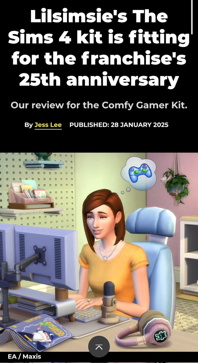 goldeythoughts's tweet photo. @TheSims I know y'all still retain creative license and can technically LEGALLY still do this
But putting @lilsimsie 's likeness to advertise her pack on the front page of the app for PC is...a choice after her departure. 40+ kits to choose from??
#thesims https://t.co/kVutKIEy59