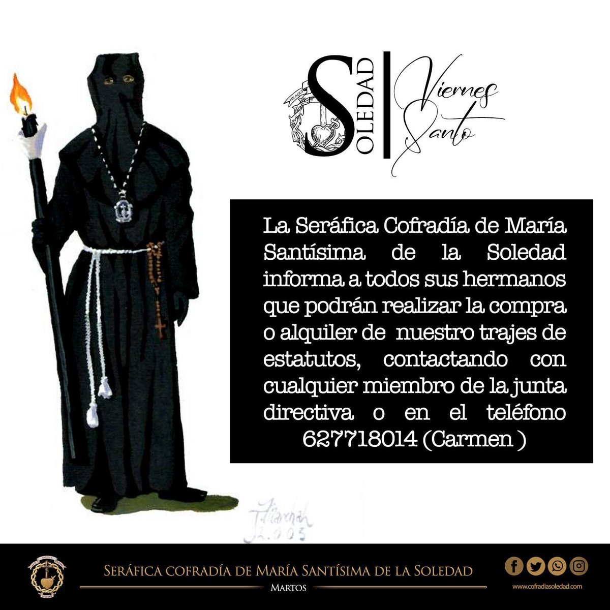 Cofradía de la Soledad - Martos tweet media