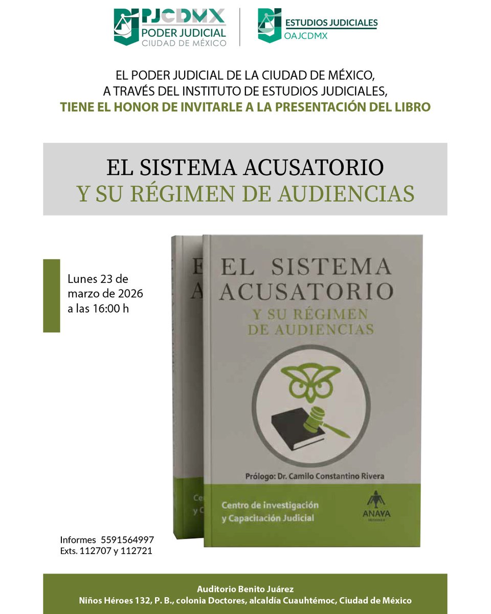 Poder Judicial de la Ciudad de México tweet media
