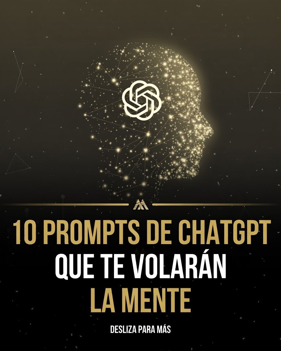 HProductiva's tweet photo. 10 Prompts de CHATGPT que te volarán la mente

//Hilo// https://t.co/kQTED5pBuM