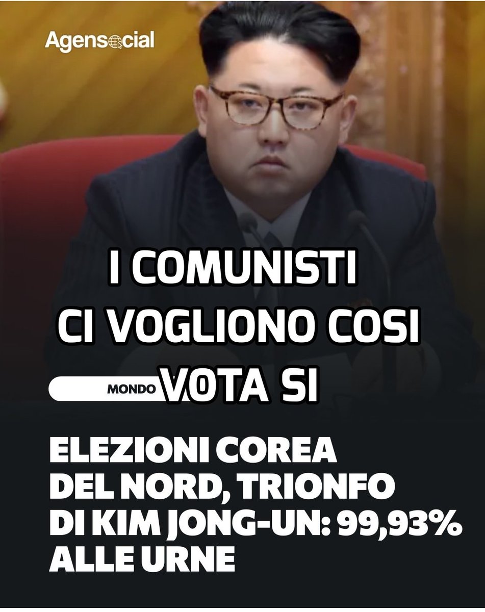 L'ITALIA PER I COMUNISTI #VOTASI