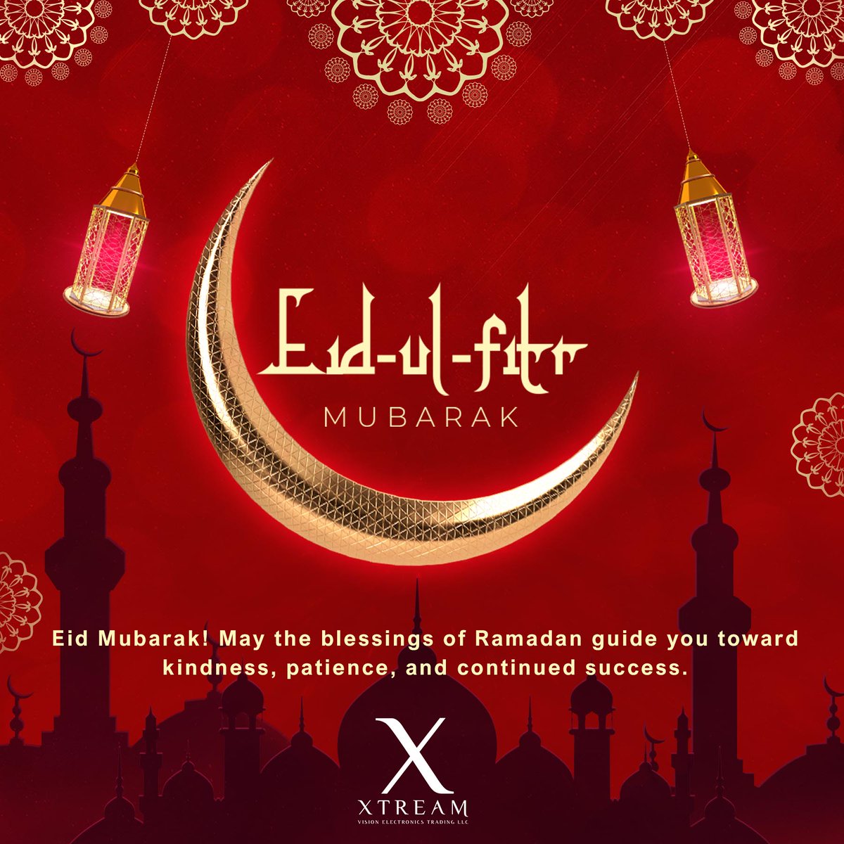 ✨ Eid Mubarak! ✨

May this blessed Eid fill your life with happiness, peace, and endless blessings. 🌙💫

#EidMubarak #EidAlFitr #Joy #Blessings