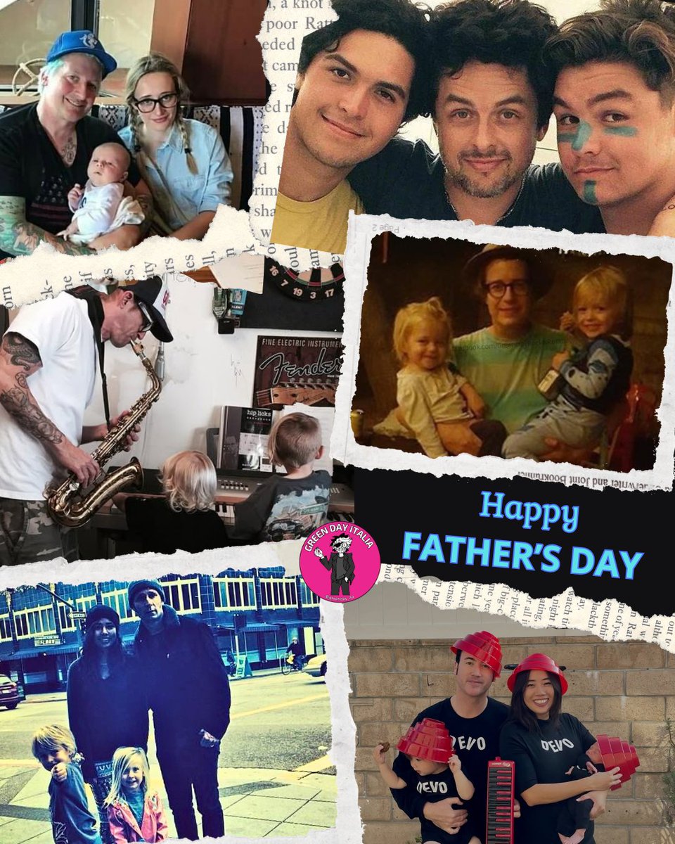greenday_ita's tweet image. AUGURI A TUTTI I PAPÀ!!!❤️
✘ Happy Father's Day ✘

(in Italy father's day is today)

#greenday #festadelpapà #fathersday
