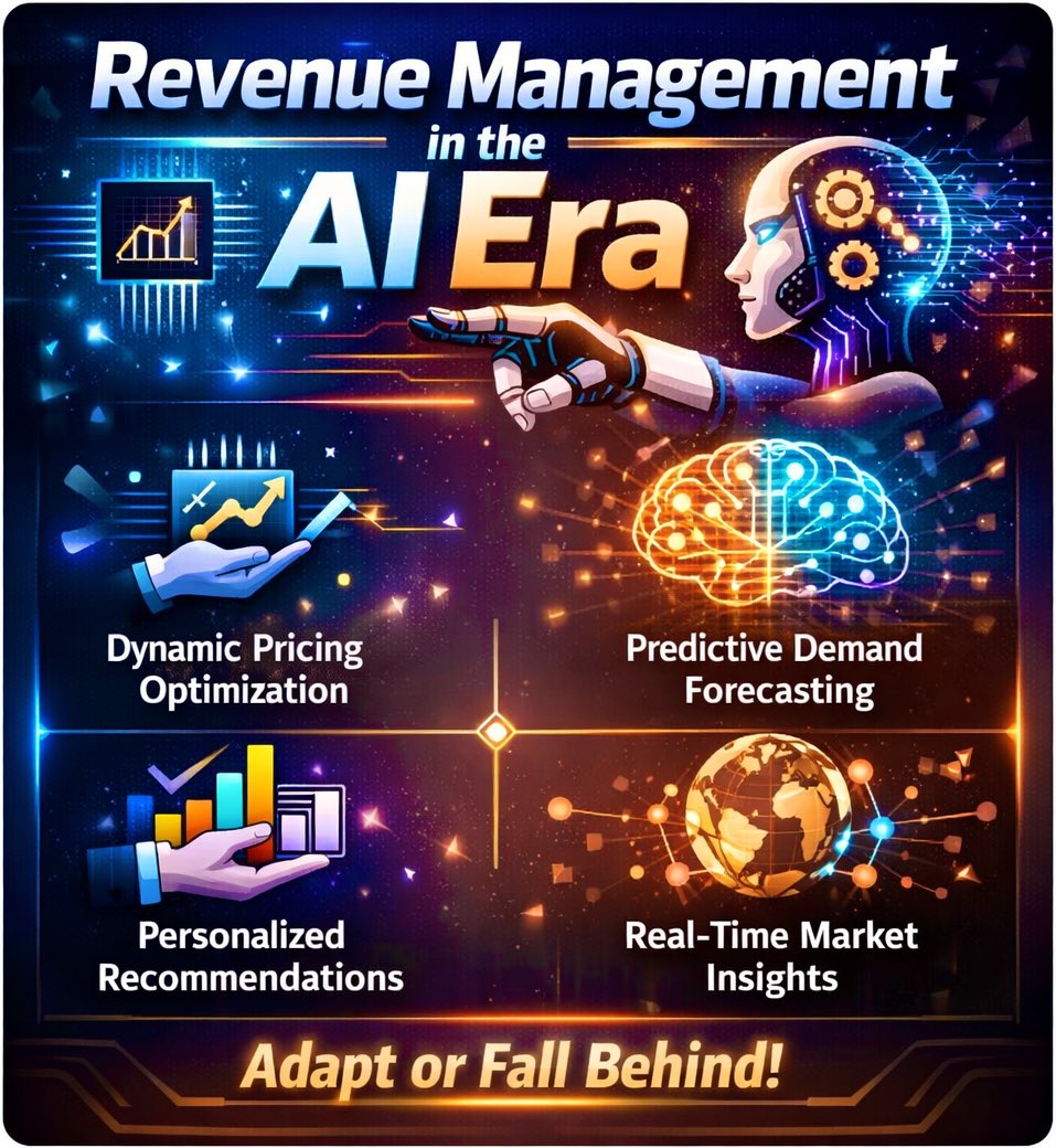 YourSuperCFO's tweet photo. AI is rewriting the rules of revenue management.
From static pricing → real-time optimization
From backward-looking reports → predictive intelligence
From gut-based decisions → data-driven growth
Winners will monetize faster, smarter, and globally.
#billing #revenuemanagement https://t.co/prr5qBfco8