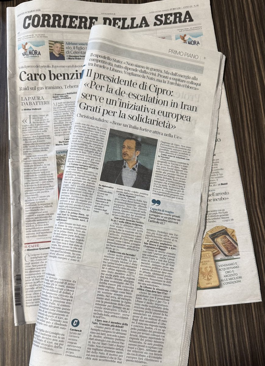 Cyprus in Italy tweet media