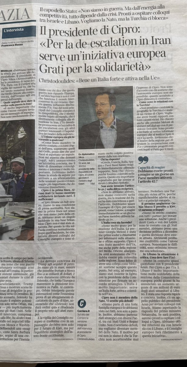 Cyprus in Italy tweet media