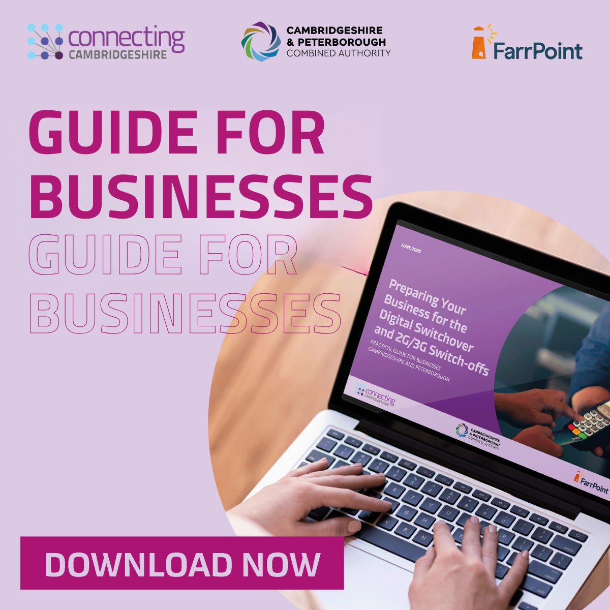 ConnectingCambs's tweet image. We worked with @FarrPoint on our #DigitalSwitchover awareness campaign for businesses in Cambridgeshire &amp;amp; Peterborough – helping them prepare for the move from analogue to digital phone lines.

Are you prepared? Find out here: connectingcambridgeshire.co.uk/about/the-digi…

#BusinessConnectivity