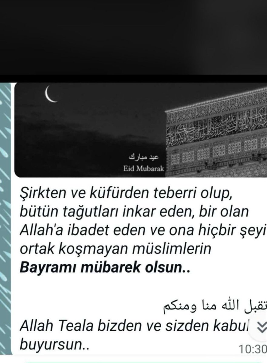 issmyl's tweet photo. Rabbim bu bayramda, bütün tevhid ehlinin kalplerini birleştirsin, gururlarını yerle bir edip, kardeşler olmayı nasip etsin Allahümme amin 🤲☝️ https://t.co/nYc3eFCpdR