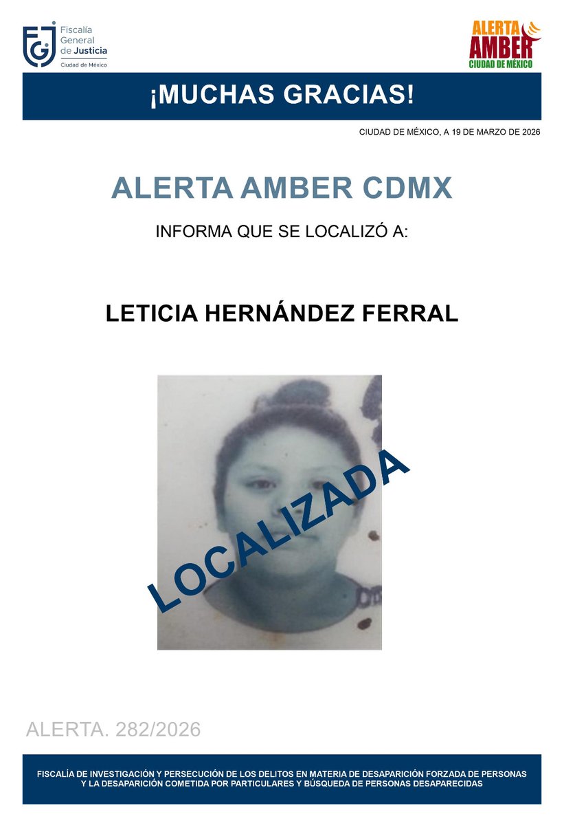 Alerta Amber CDMX tweet media