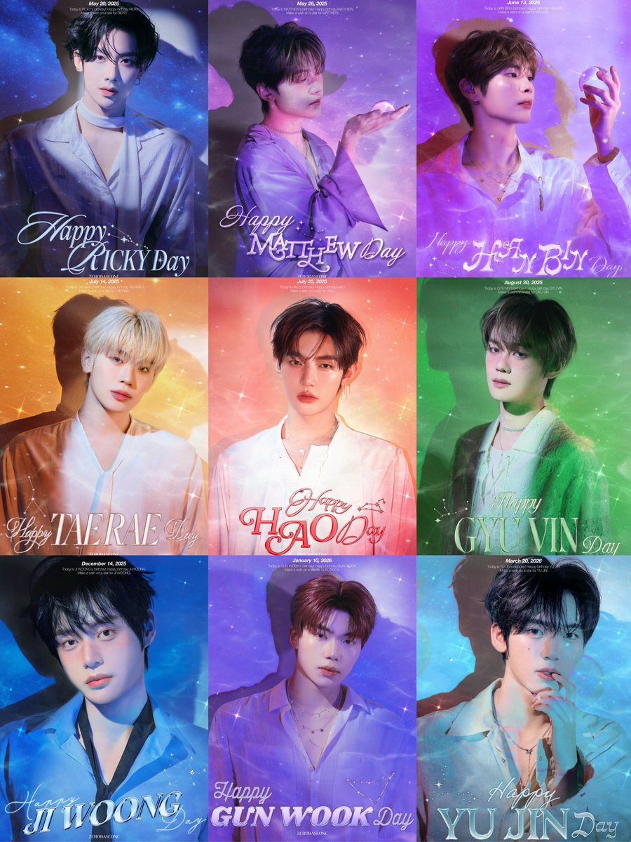 23-24年　24-25年　25-26年

どれもめちゃくちゃ素敵な誕生日ビジュアルだったね🥹