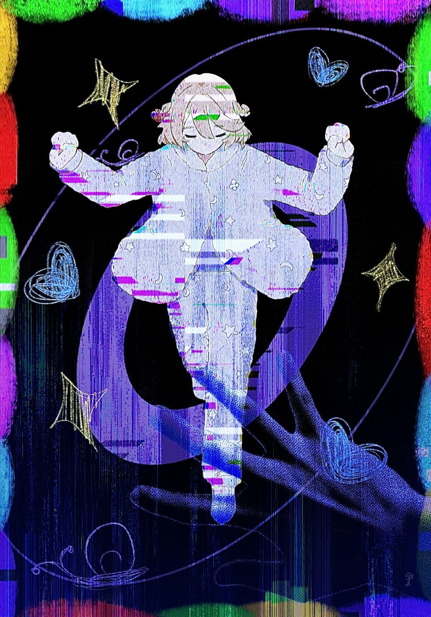 ねないとやってくるよのFAを描きました
一万再生おめでとうございます
#ナースロボ_タイプＴ
#ろとんDえ