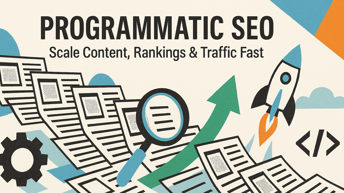 sengineland's tweet image. If you're still publishing 1 blog/week… you're already behind.

Programmatic #SEO lets teams scale to 1,000+ pages without sacrificing quality.

That's how they're capturing thousands of long-tail #keywords you're missing.

Here's how to actually make it work: