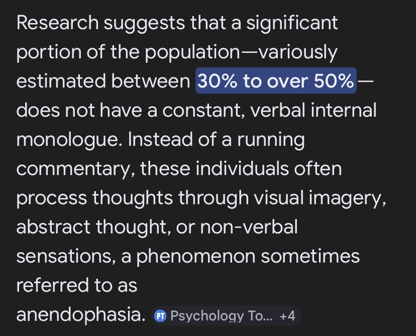 RealSeanIrish01's tweet photo. @TheKanehB not all our thoughts are our own.

theory: epigenetics of human noosphere. we "hear" others thoughts/feelings but in our own voice, aka "subconscious".

adepts learn to "tune it out" via meditation.

many people on Earth have no internal dialogue at all, suggesting an adaptation https://t.co/ZI18WzqDs9