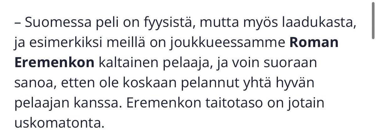 EnalaFrans's tweet photo. Gnistanin maalivahti Alex Craninx, joka on pelannut mm. Real Madridissa sanoi @SuomiFutis haastattelussa näin.

Tätä herkkua luvassa taas tulevalla kaudella Oulunkylässä. 🤩

#Veikkausliiga #SuomiFutis #Urheilu https://t.co/jHRdqt4rvR